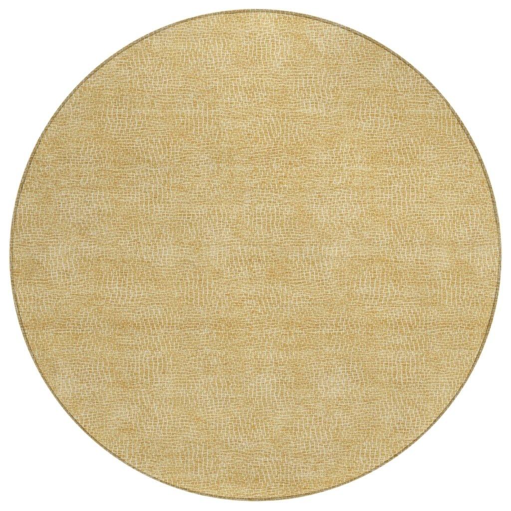 LOOMLAN Rugs Riyala Gold Washable Indoor-Outdoor Rug