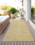 LOOMLAN Rugs Riyala Gold Washable Indoor-Outdoor Rug