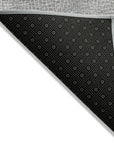 LOOMLAN Rugs Riyala Gray Washable Indoor-Outdoor Rug