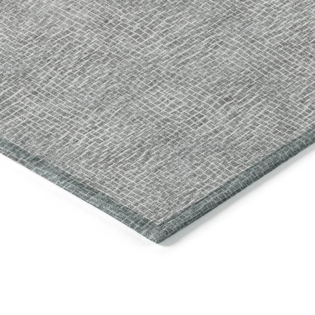 LOOMLAN Rugs Riyala Gray Washable Indoor-Outdoor Rug