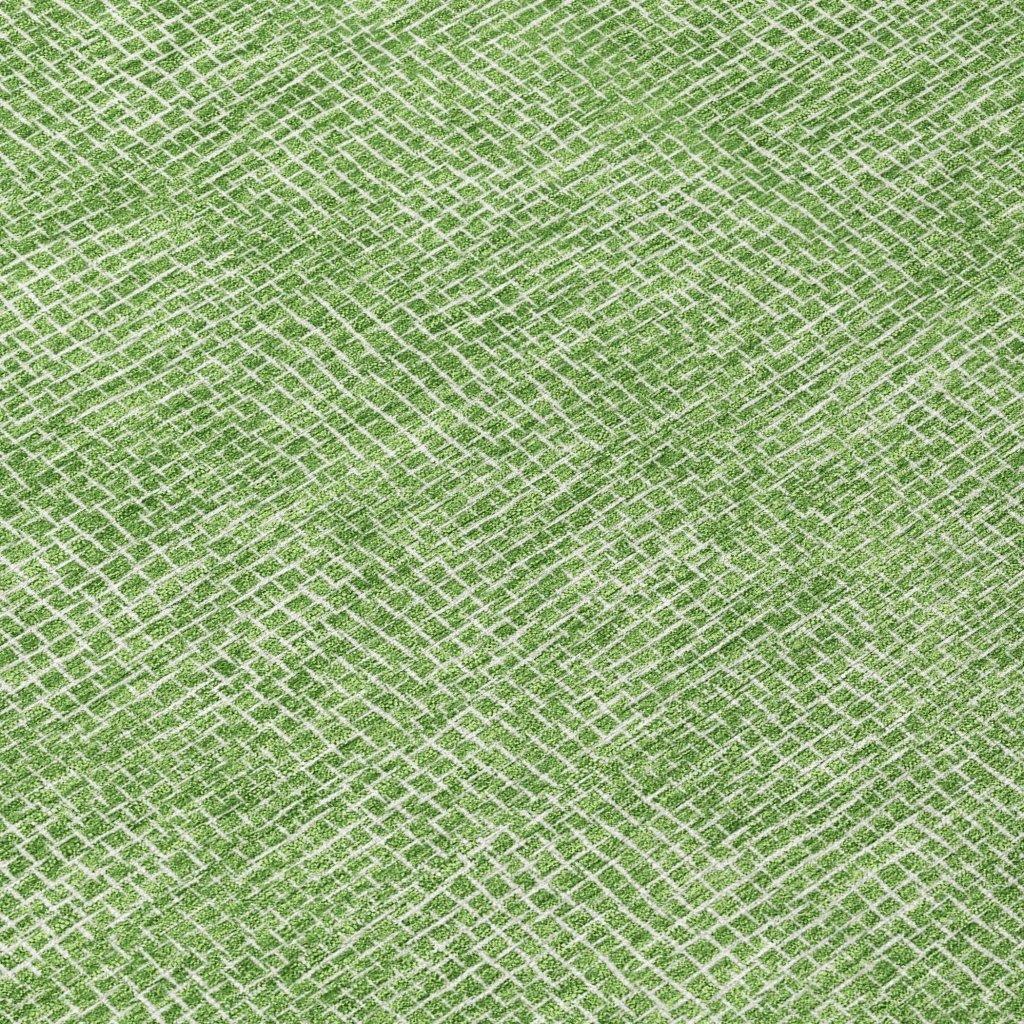 LOOMLAN Rugs Riyala Green Washable Indoor-Outdoor Rug