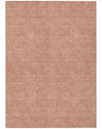 LOOMLAN Rugs Riyala Orange Washable Indoor-Outdoor Rug