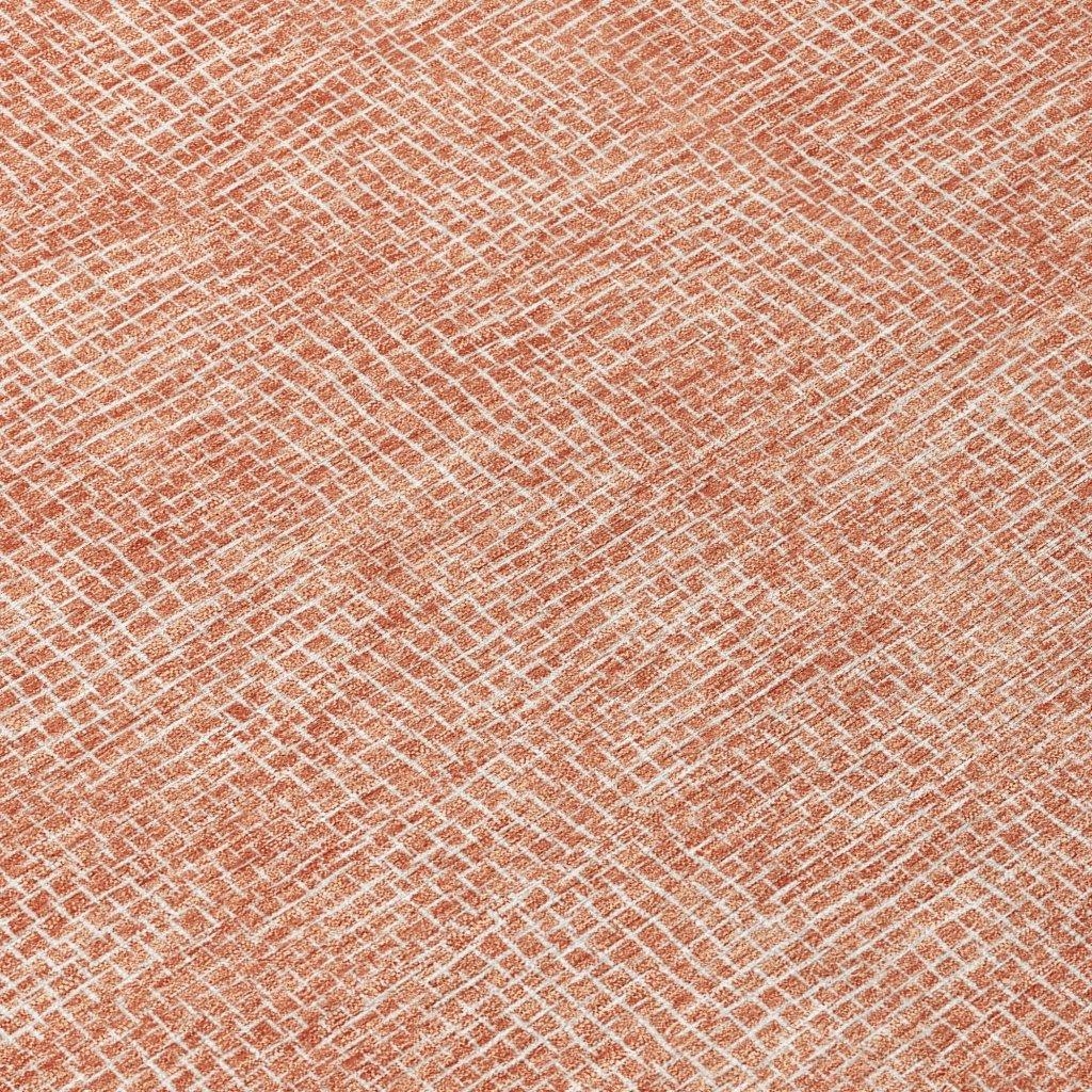 LOOMLAN Rugs Riyala Orange Washable Indoor-Outdoor Rug