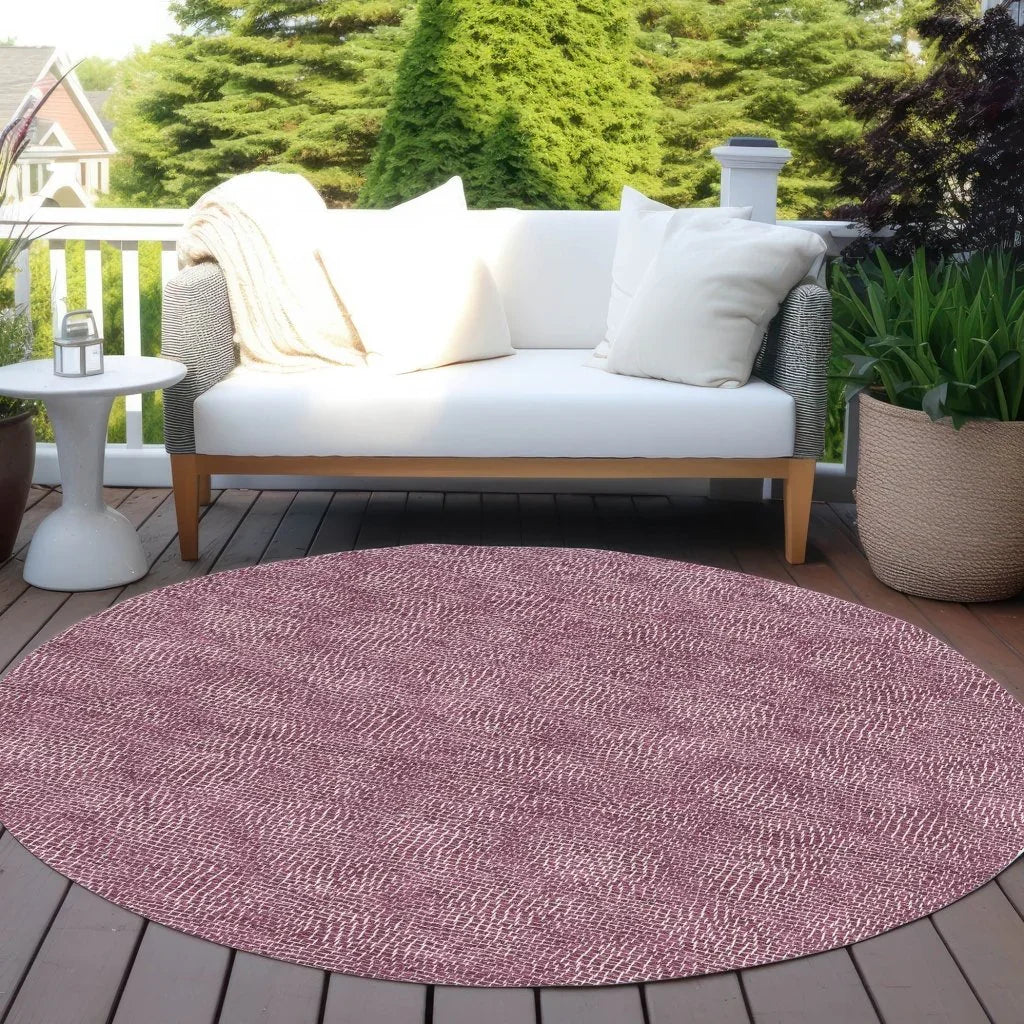 LOOMLAN Rugs Riyala Purple Washable Indoor-Outdoor Rug