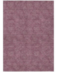 LOOMLAN Rugs Riyala Purple Washable Indoor-Outdoor Rug