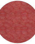 LOOMLAN Rugs Riyala Red Washable Indoor-Outdoor Rug