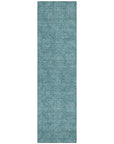 LOOMLAN Rugs Riyala Teal Washable Indoor-Outdoor Rug