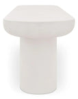 Rocca Cream Concrete Design Outdoor Bench - LOOMLAN - Moe's Home - Outdoor Benches