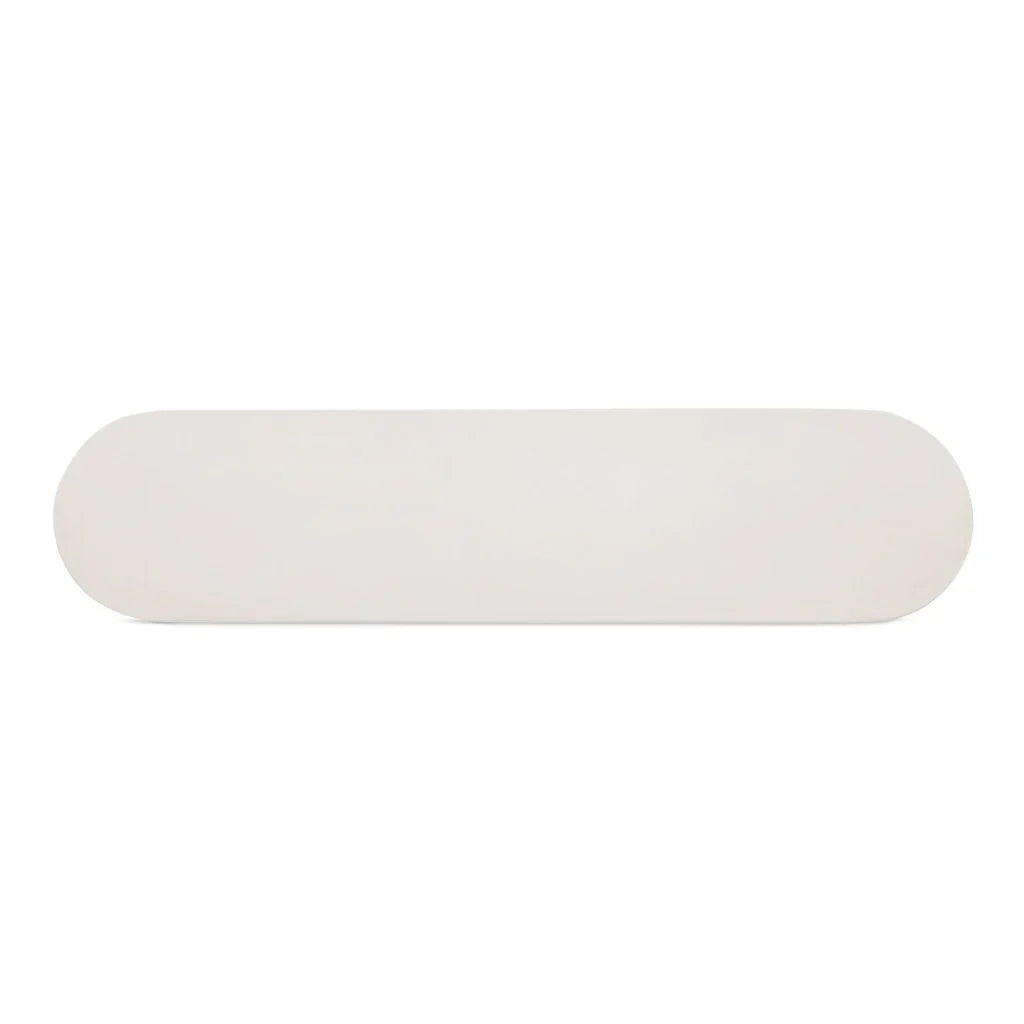 Rocca Cream Concrete Design Outdoor Bench - LOOMLAN - Moe's Home - Outdoor Benches