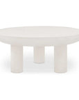 Rocca Cream Concrete Outdoor Coffee Table - LOOMLAN - Moe's Home - Outdoor Coffee Tables