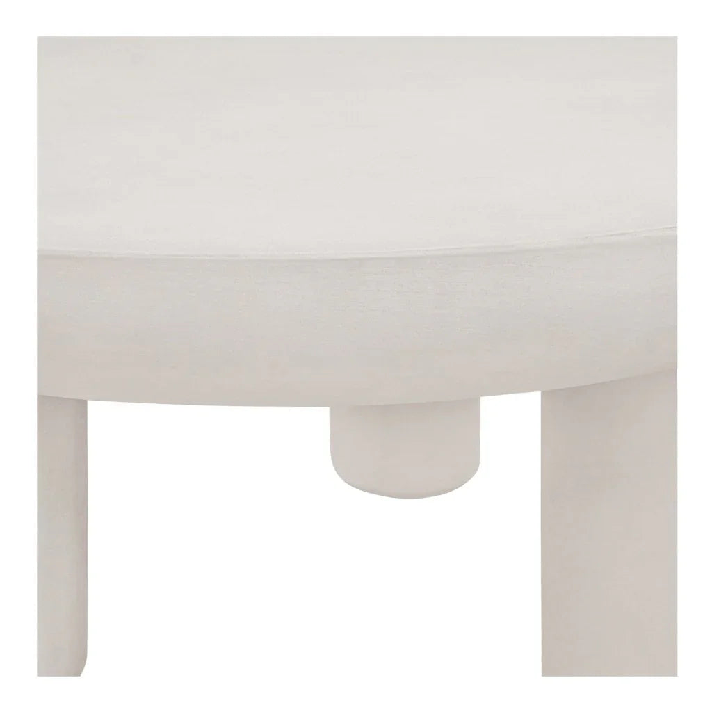 Rocca Cream Concrete Outdoor Coffee Table - LOOMLAN - Moe's Home - Outdoor Coffee Tables