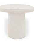 Rocca Cream Concrete Outdoor Dining Table - LOOMLAN - Moe's Home - Outdoor Dining Tables