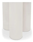 Rocca Cream Durable Concrete Outdoor Side Table - LOOMLAN - Moe's Home - Outdoor Side Tables