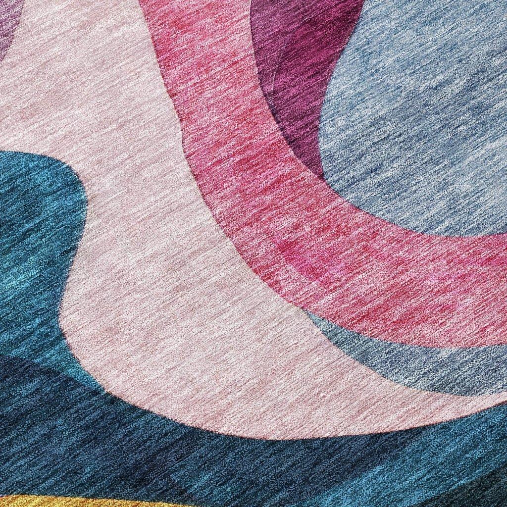 LOOMLAN Rugs Rory Green Washable Indoor-Outdoor Rug