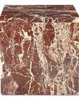 Rosa Marble Design Outdoor Accent Table - LOOMLAN - Moe's Home - Outdoor Side Tables