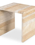 Rosa Marble Design Outdoor Accent Table - LOOMLAN - Moe's Home - Outdoor Side Tables