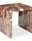 Rosa Marble Design Outdoor Accent Table - LOOMLAN - Moe's Home - Outdoor Side Tables