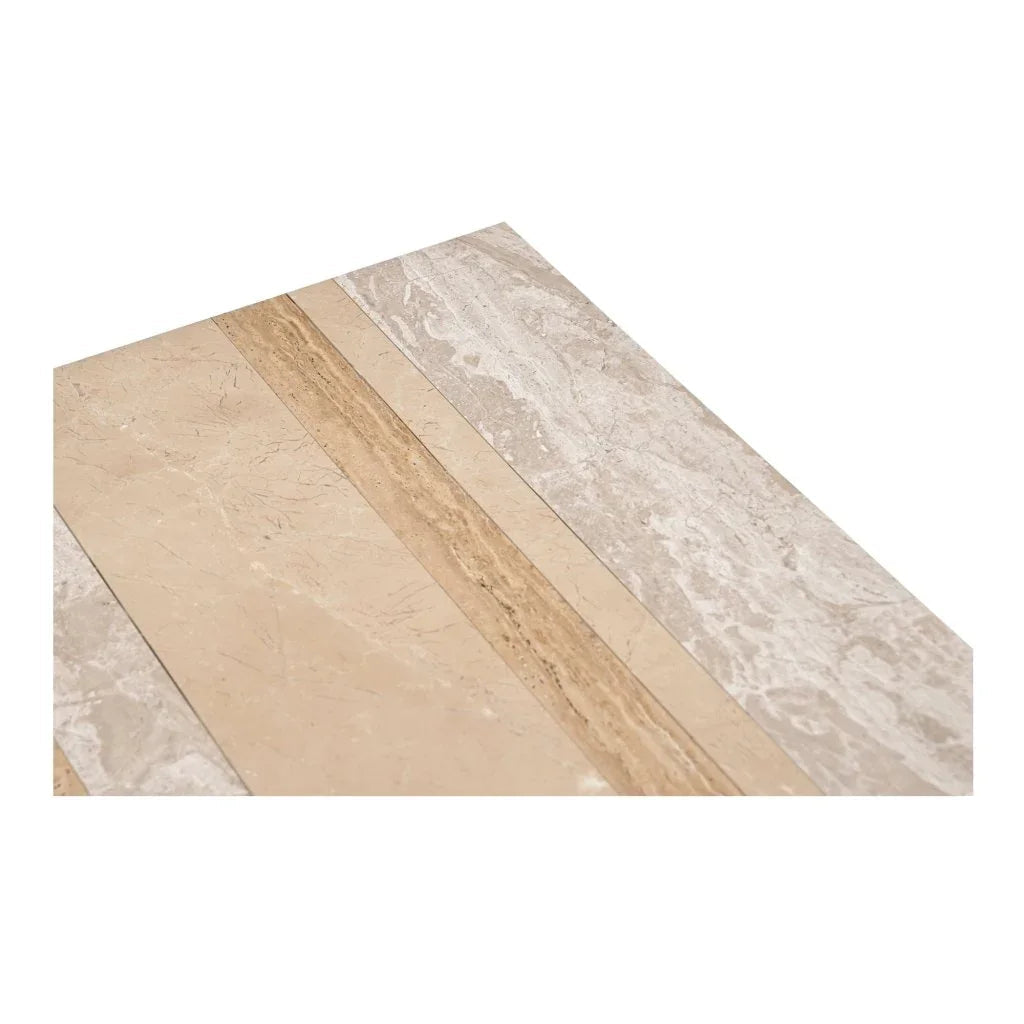 Rosa Marble Design Outdoor Accent Table - LOOMLAN - Moe&#39;s Home - Outdoor Side Tables