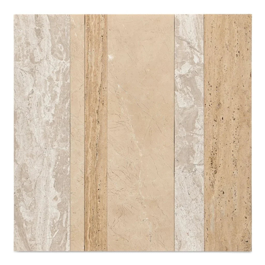 Rosa Marble Design Outdoor Accent Table - LOOMLAN - Moe&#39;s Home - Outdoor Side Tables