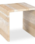 Rosa Marble Design Outdoor Accent Table - LOOMLAN - Moe's Home - Outdoor Side Tables