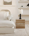 Rosa Marble Design Outdoor Accent Table - LOOMLAN - Moe's Home - Outdoor Side Tables