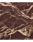 Rosa Rosso Levanto Marble Outdoor Coffee Table - LOOMLAN - Moe's Home - Outdoor Coffee Tables