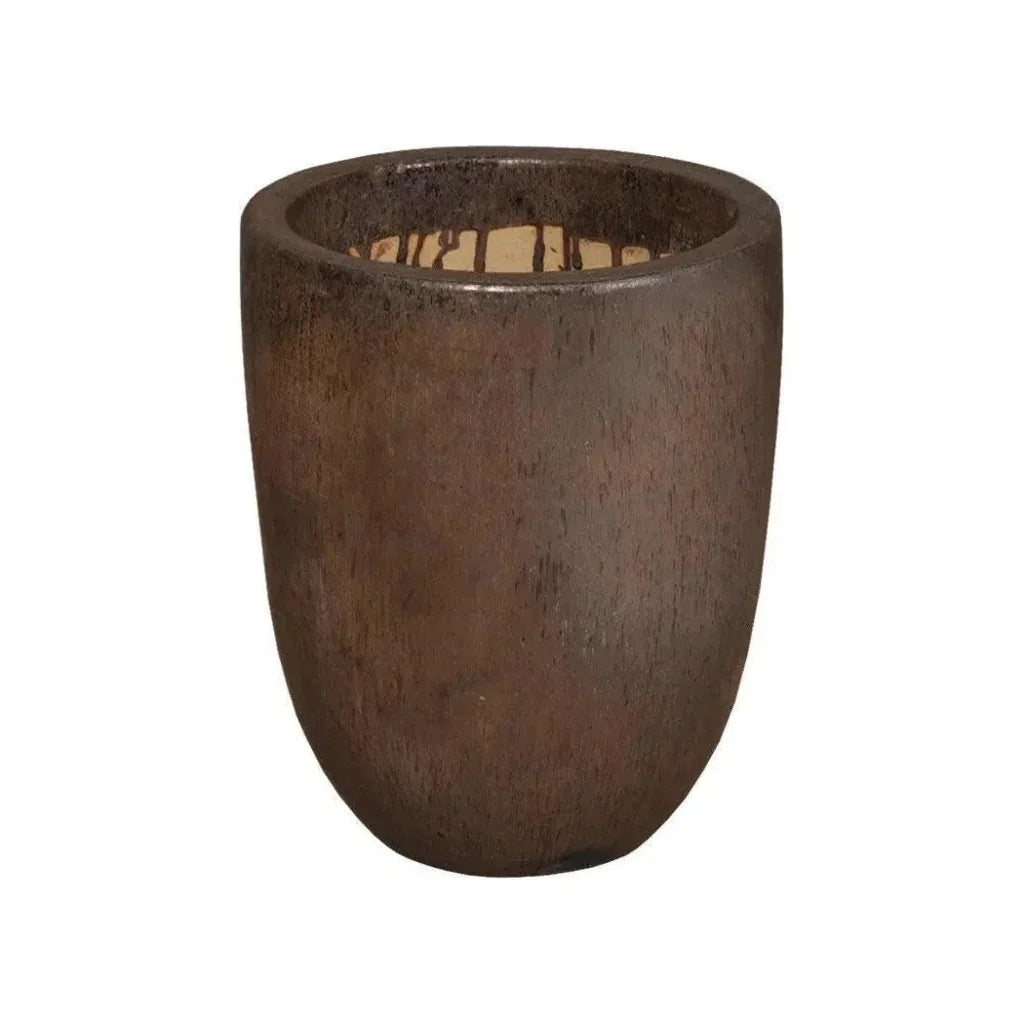 Emissary Round Ceramic Cylinder Planter