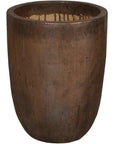Emissary Round Ceramic Cylinder Planter