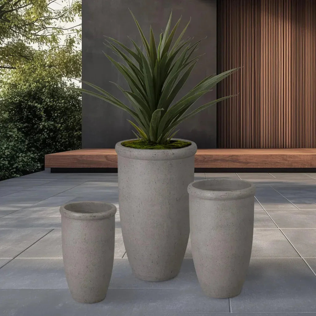 Emissary Round Lip Terrazzo Planter
