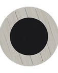 Round Polymer Top Chat Height Fire Table - LOOMLAN - Telescope - Outdoor Fire Tables