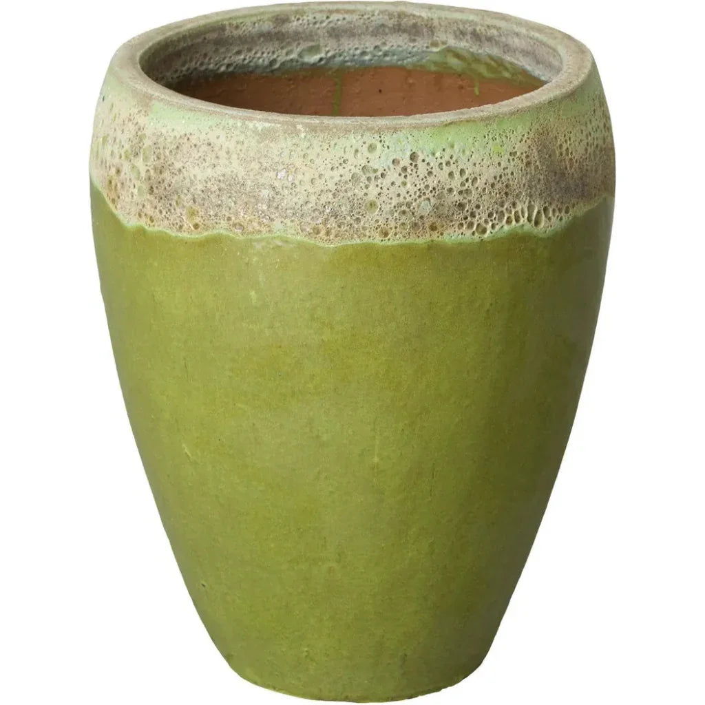 Emissary Round Textured Glaze Ceramic Planter