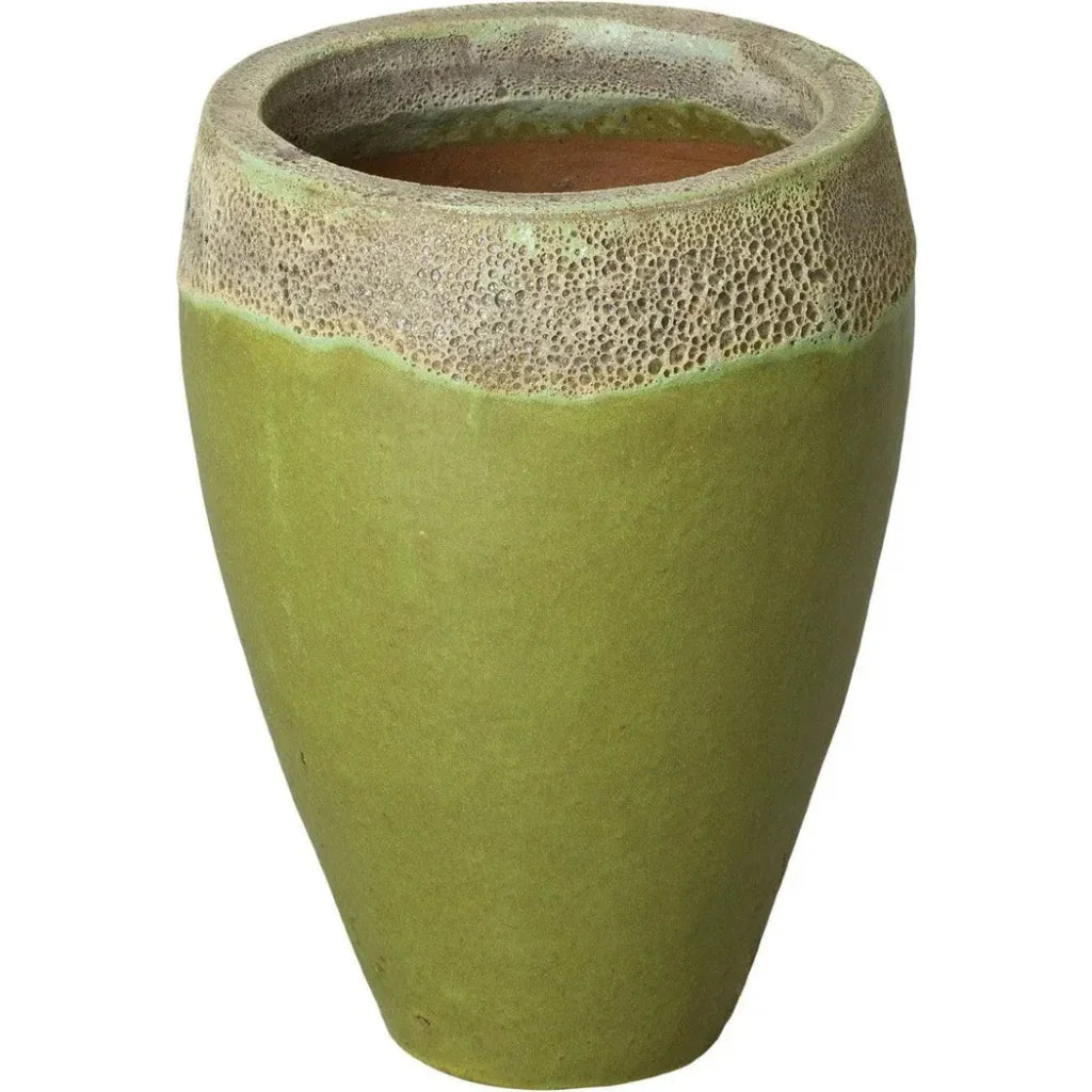 Emissary Round Textured Glaze Ceramic Planter
