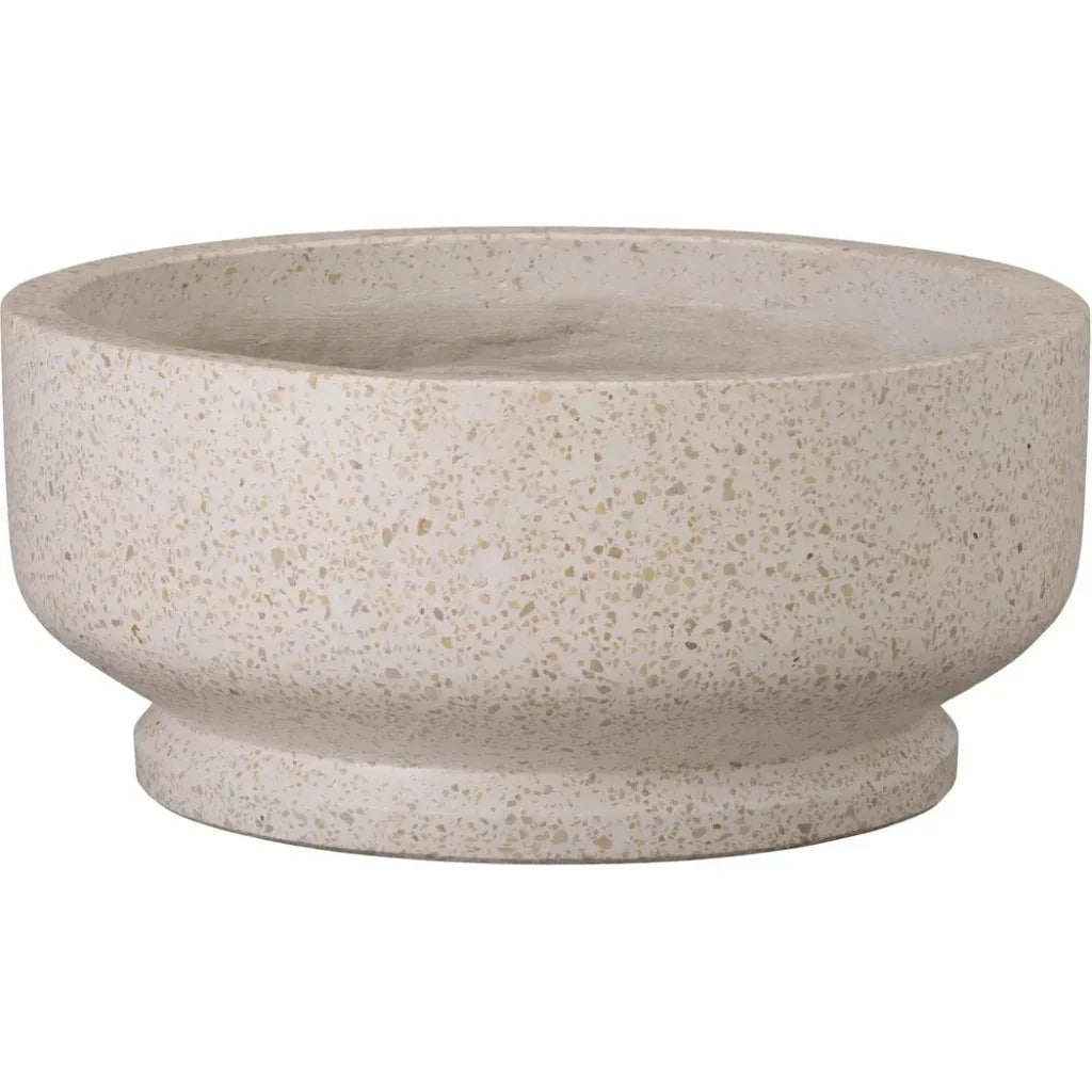 Emissary Round Yellow Terrazzo Bowl Planter