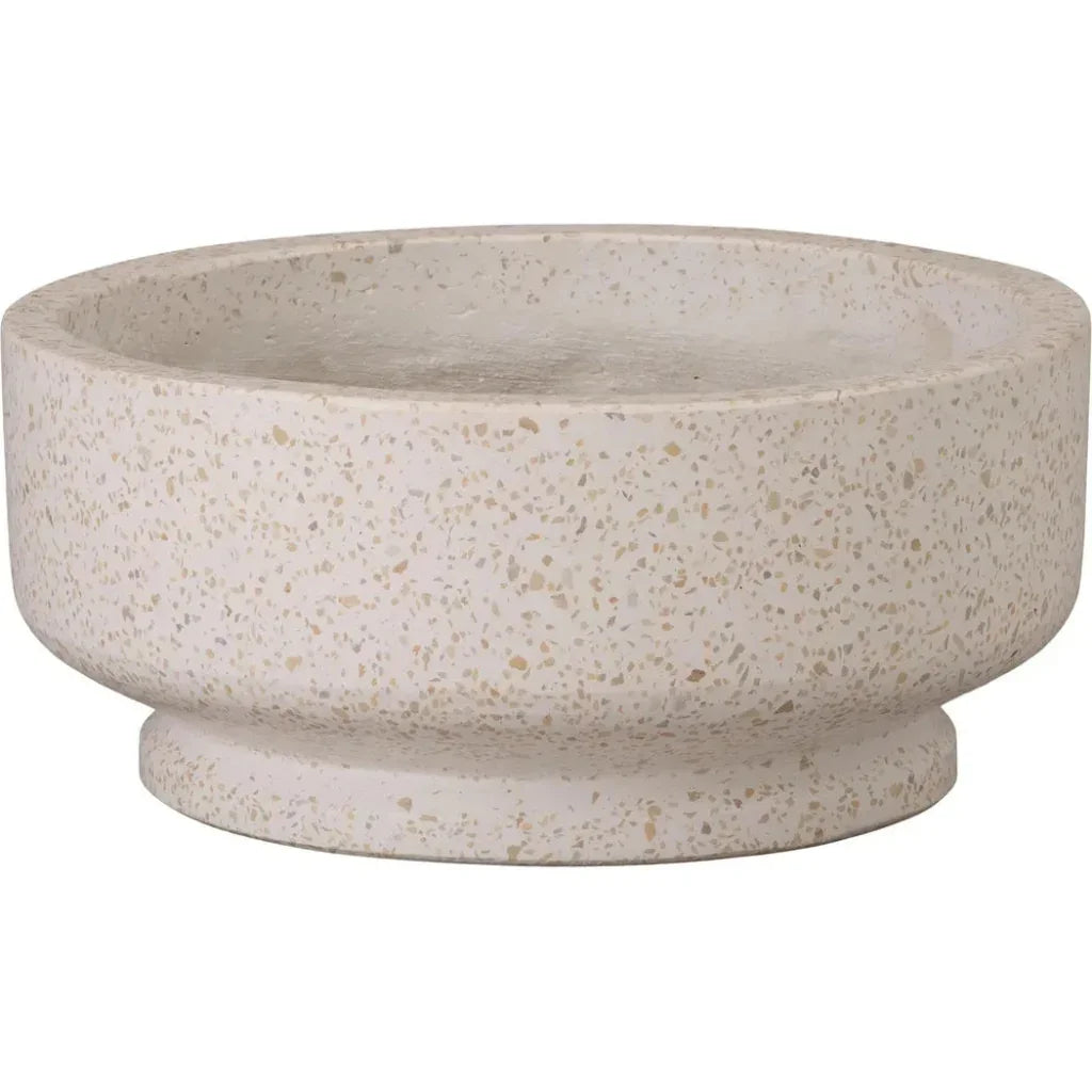 Emissary Round Yellow Terrazzo Bowl Planter