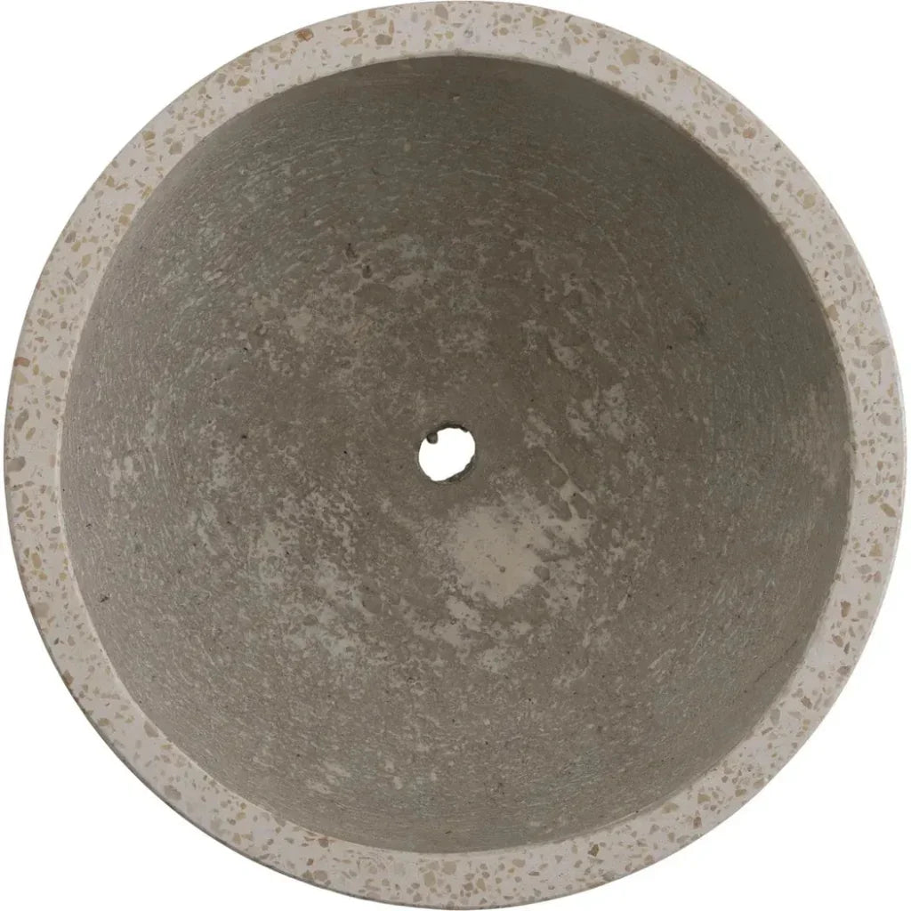 Emissary Round Yellow Terrazzo Bowl Planter