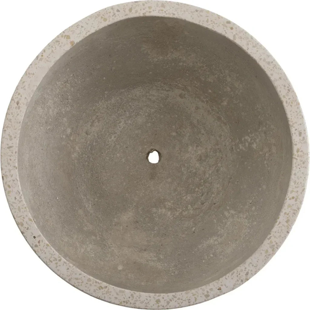 Emissary Round Yellow Terrazzo Bowl Planter
