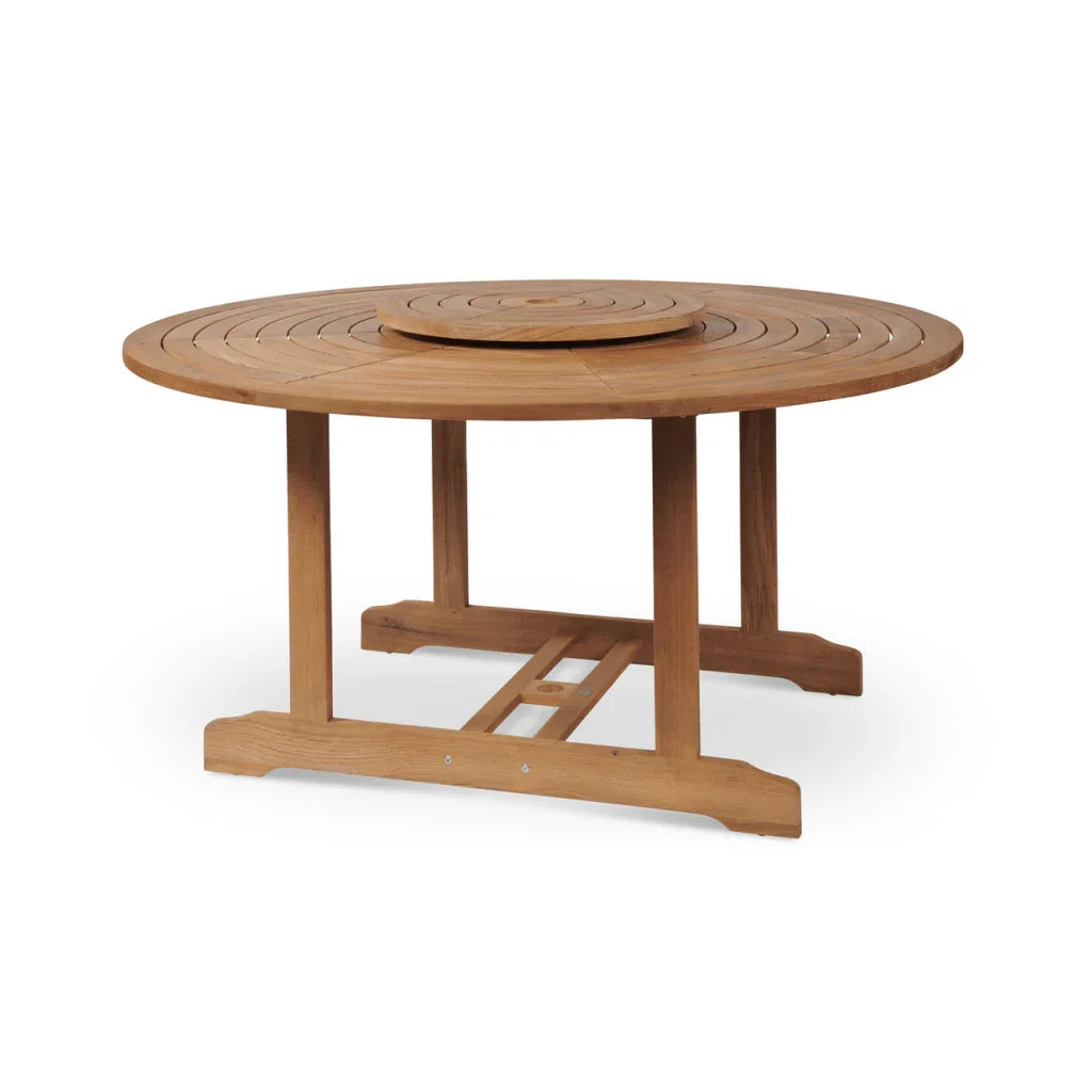 Royal Teak Patio Round Dining Set 5PC - LOOMLAN - HiTeak - Outdoor Dining Sets