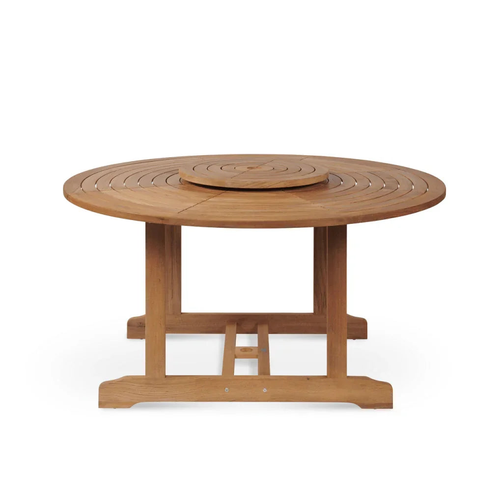 Royal Teak Patio Round Dining Set 5PC - LOOMLAN - HiTeak - Outdoor Dining Sets
