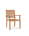 Royal Teak Patio Round Dining Set 5PC - LOOMLAN - HiTeak - Outdoor Dining Sets
