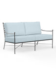 Provence Sunbrella able Outdoor Loveseat