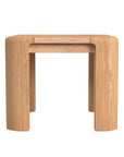 Natural Teak Rectangular Outdoor End Table