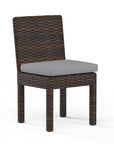 Montecito Sunbrella Armless Outdoor Dining Chair 2PC