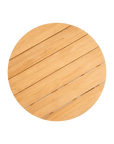 Rudolph Teak Patio Round Coffee Table - LOOMLAN - HiTeak - Outdoor Coffee Tables