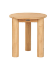 Rudolph Teak Patio Round Side Table - LOOMLAN - HiTeak - Outdoor Side Tables