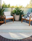 LOOMLAN Rugs Runa Ivory Washable Indoor-Outdoor Rug