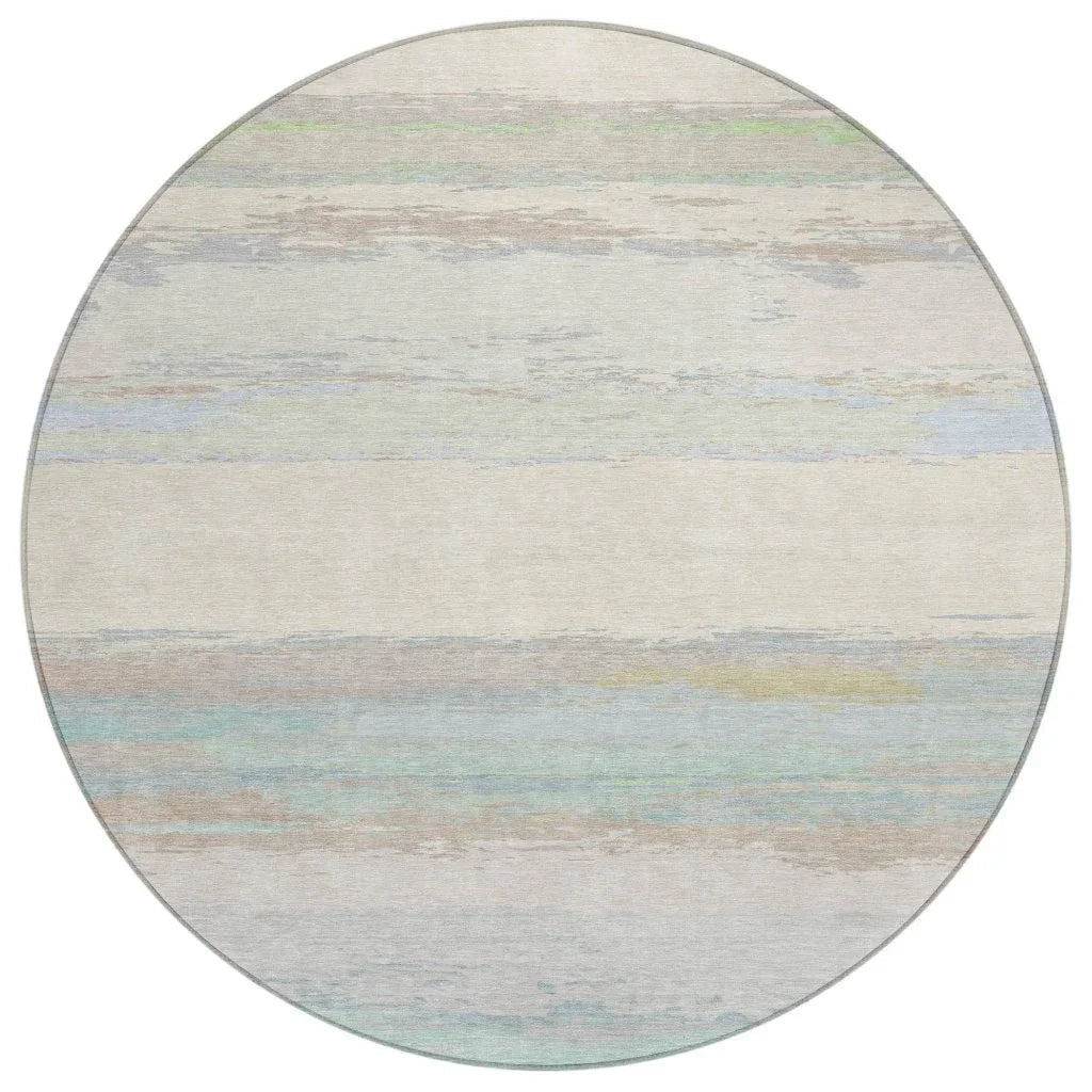 LOOMLAN Rugs Runa Ivory Washable Indoor-Outdoor Rug
