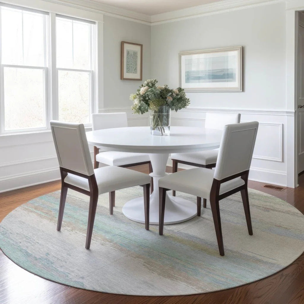 LOOMLAN Rugs Runa Ivory Washable Indoor-Outdoor Rug