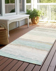 LOOMLAN Rugs Runa Ivory Washable Indoor-Outdoor Rug