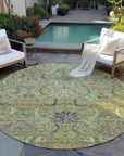 LOOMLAN Rugs Rustica Aloe Washable Indoor-Outdoor Rug
