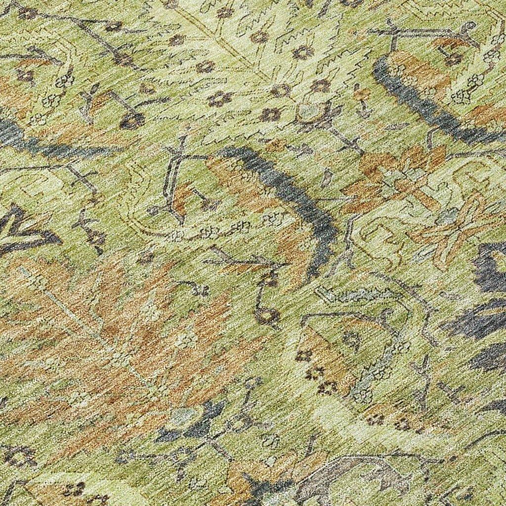 LOOMLAN Rugs Rustica Aloe Washable Indoor-Outdoor Rug